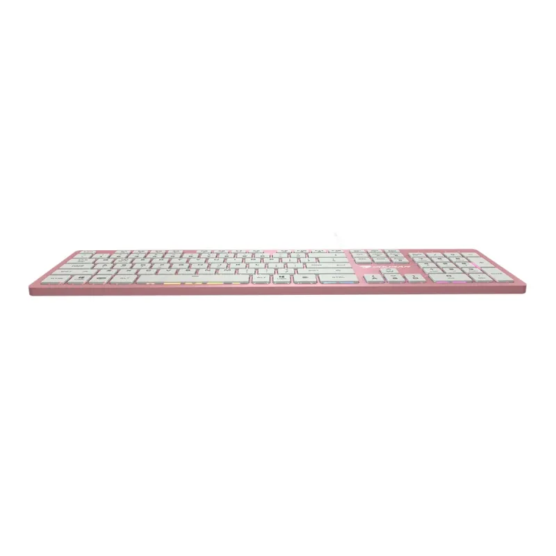 Teclado Gamer COUGAR VANTAR AX - Alámbrico - RGB - Rosa - 37VAPXNMX.0002