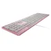 Teclado Gamer COUGAR VANTAR AX - Alámbrico - RGB - Rosa - 37VAPXNMX.0002
