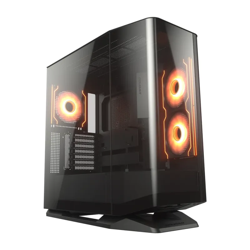 Gabinete Gamer COUGAR FV270 RGB - Media Torre - ATX/Micro ATX/Mini ITX/CEB/E-ATX - Panel Lateral - 3858M60.0005