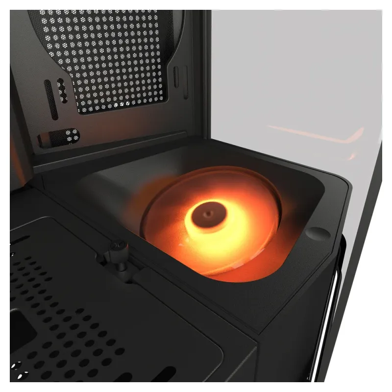 Gabinete Gamer COUGAR FV270 RGB - Media Torre - ATX/Micro ATX/Mini ITX/CEB/E-ATX - Panel Lateral - 3858M60.0005