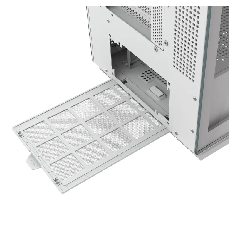 Gabinete Gamer COUGAR FV270 RGB - Media Torre - ATX/Micro ATX/Mini ITX/CEB/E-ATX - Panel Lateral - Blanco - 3858M60.0006