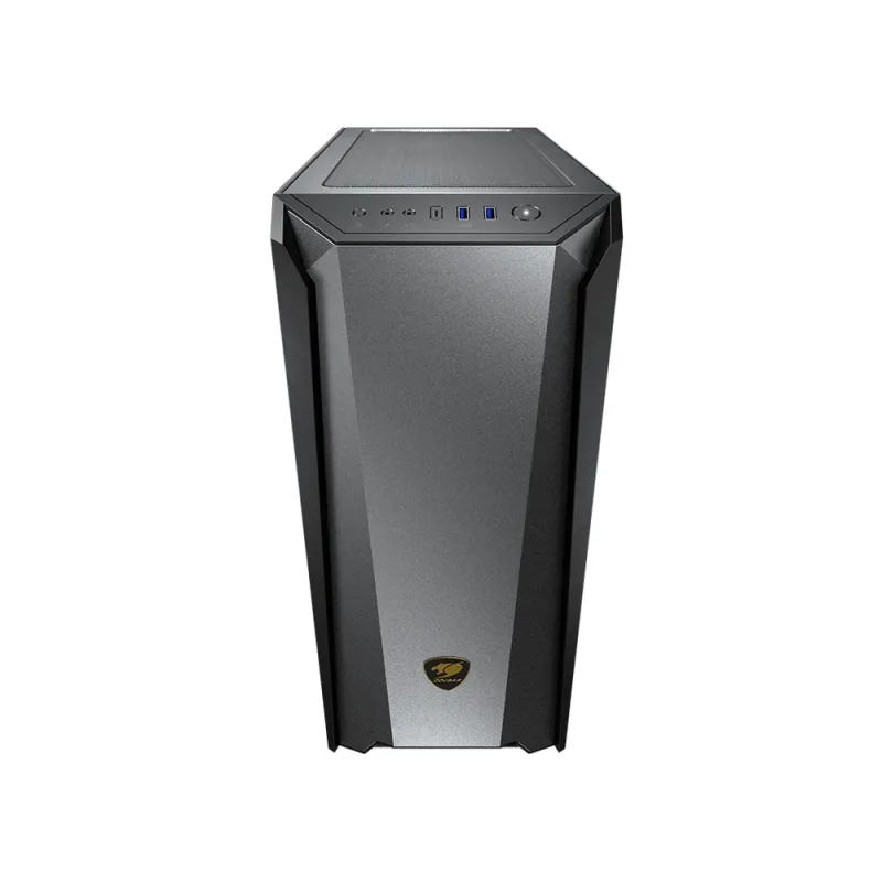 Gabinete Gamer COUGAR MX660 Iron RGB - Media Torre - E-ATX/ATX/Micro ATX/Mini-ITX - 1 Ventilador VK120 - Panel Lateral - RGB - 385BMS0.0006