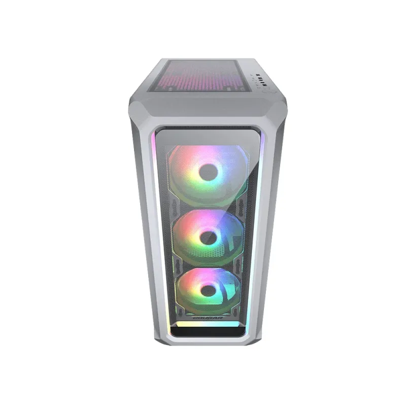 Gabinete Gamer COUGAR Archon 2 RGB - Media Torre - ATX/Micro ATX/Mini ITX - Panel Lateral - Blanco - 385CC50.0004