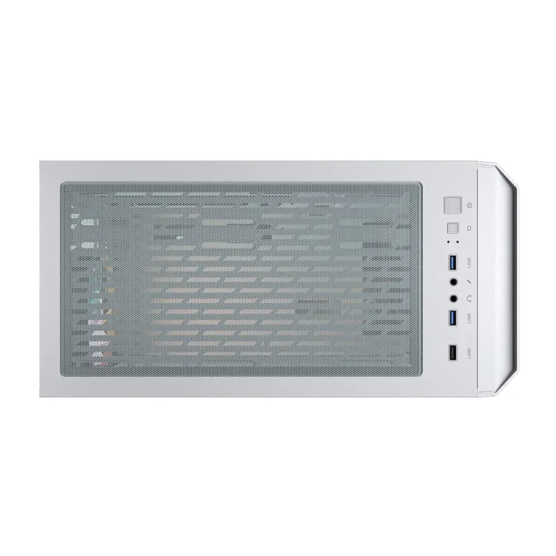 Gabinete Gamer Cougar MG140 Air RGB - Mini Torre - Micro ATX/Mini ITX - 3x Ventiladores - Panel Lateral - Blanco - 385JM80.0002