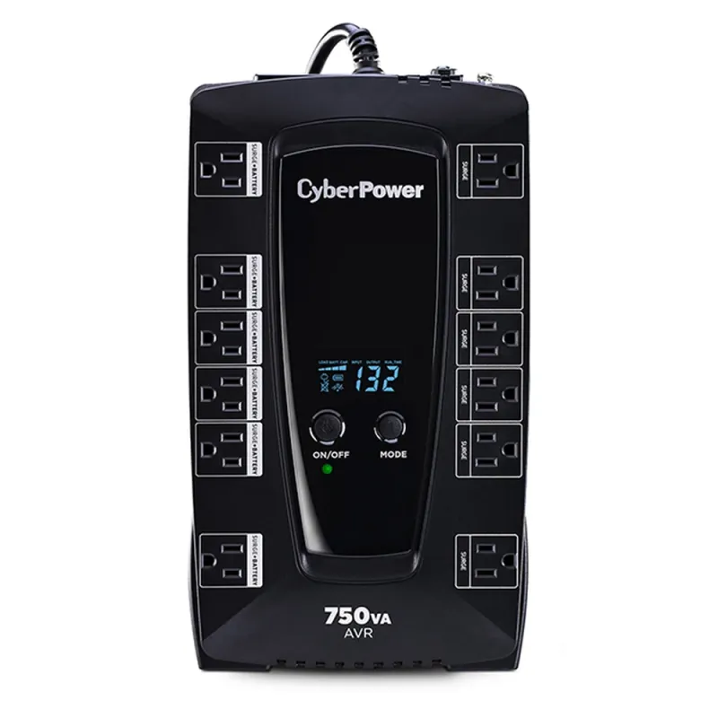 Ups Cyberpower 750Va/450W 12 Contactos Línea Interactiva Avr - AVRG750LCD