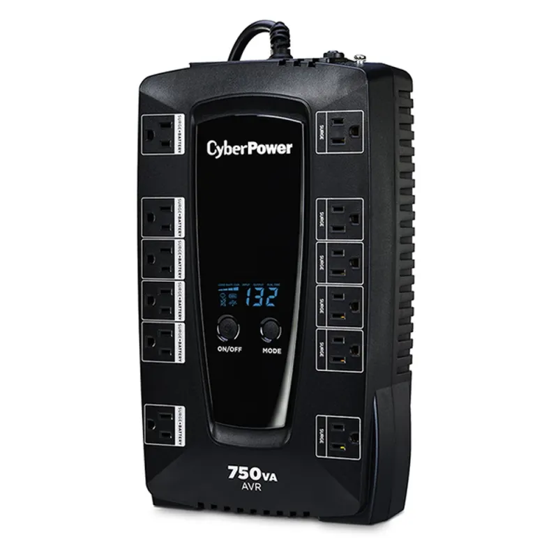 Ups Cyberpower 750Va/450W 12 Contactos Línea Interactiva Avr - AVRG750LCD