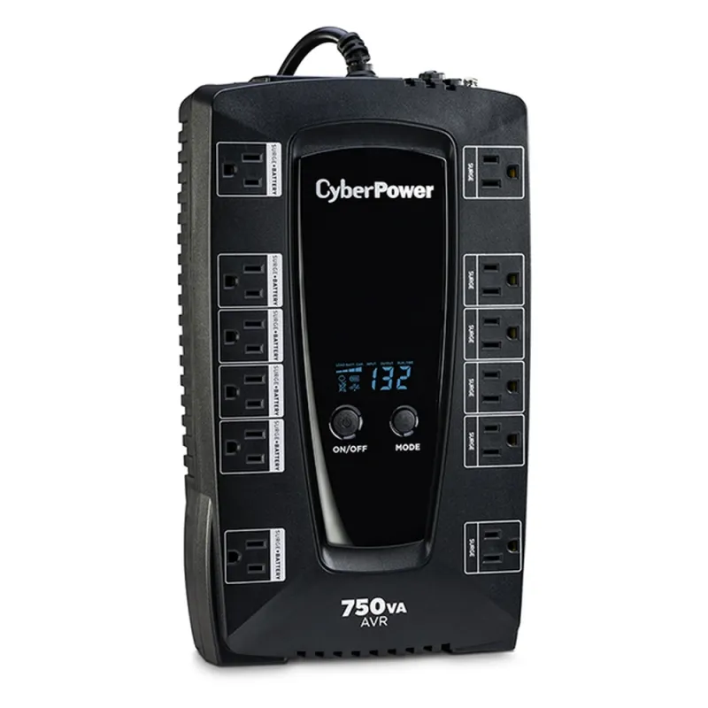 Ups Cyberpower 750Va/450W 12 Contactos Línea Interactiva Avr - AVRG750LCD