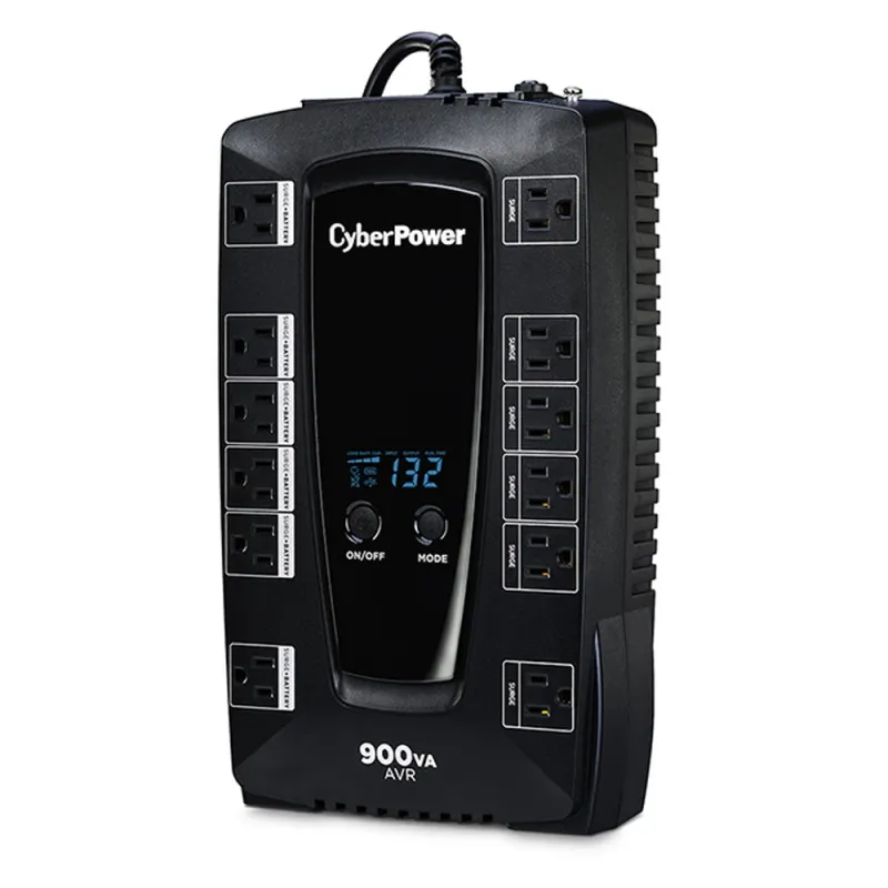 No Break CyberPower AVRG900LCD - 900VA/480W - 12 Contactos - Línea interactiva - AVR - AVRG900LCD