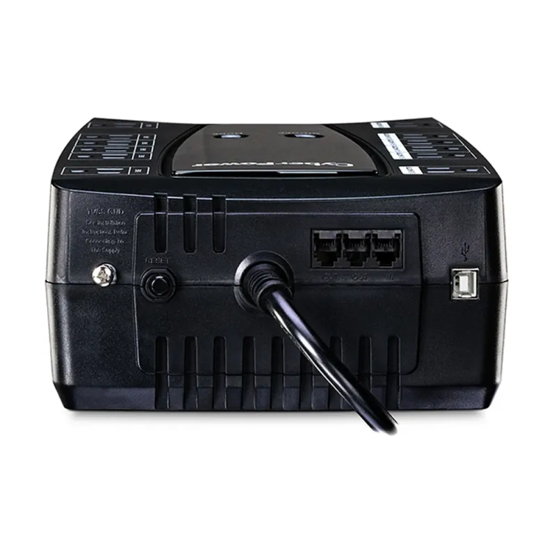 No Break CyberPower AVRG900LCD - 900VA/480W - 12 Contactos - Línea interactiva - AVR - AVRG900LCD