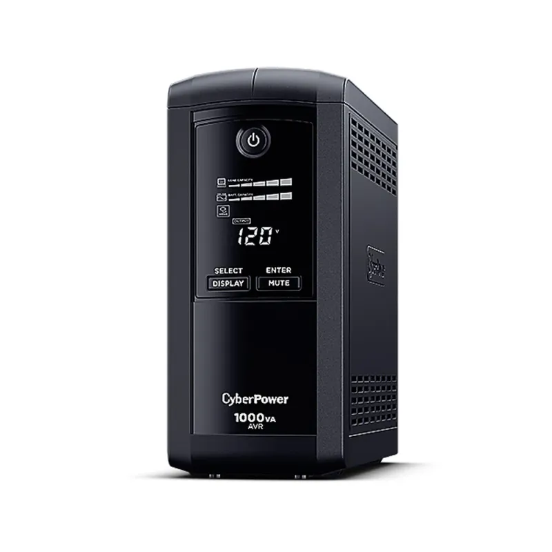 Ups Cyberpower 1000Va/600W 9 Contactos Línea Interactiva Lcd Avr - CP1000AVRLCDA