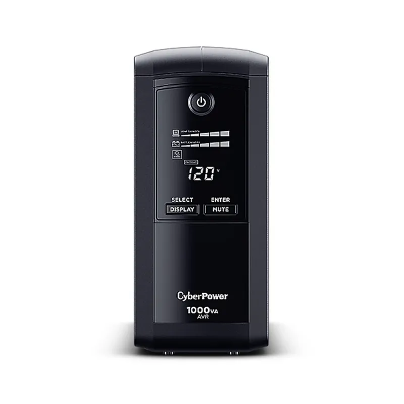 Ups Cyberpower 1000Va/600W 9 Contactos Línea Interactiva Lcd Avr - CP1000AVRLCDA