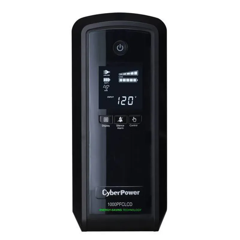 Ups Cyberpower 1000Va/600W 10 Contactos Línea Interactiva Lcd Avr - CP1000PFCLCD