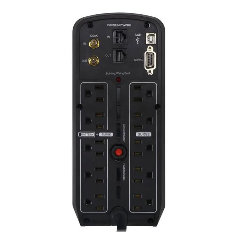 Ups Cyberpower 1000Va/600W 10 Contactos Línea Interactiva Lcd Avr - CP1000PFCLCD