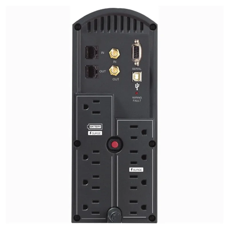 UPS CyberPower CP1500AVRLCD - 1500VA/900W - 12 Contactos - Línea interactiva - LCD - AVR - CP1500AVRLCD