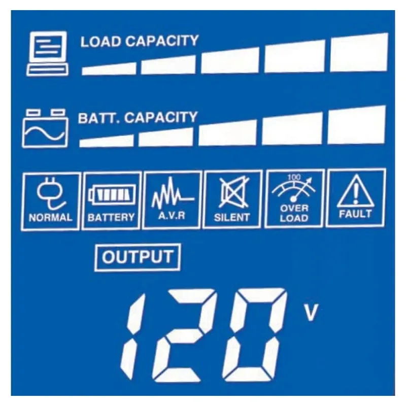 UPS CyberPower CP1500AVRLCD - 1500VA/900W - 12 Contactos - Línea interactiva - LCD - AVR - CP1500AVRLCD