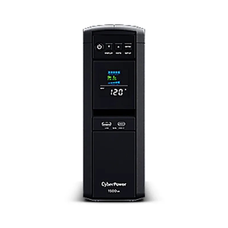 Ups Cyberpower 1500Va/1000W 12 Contactos Línea Interactiva Lcd Avr - CP1500PFCLCDA