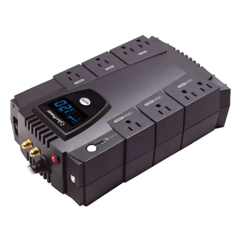 Ups Cyberpower 825Va/450W 8 Contactos Línea Interactiva Lcd Avr - CP825AVRLCD