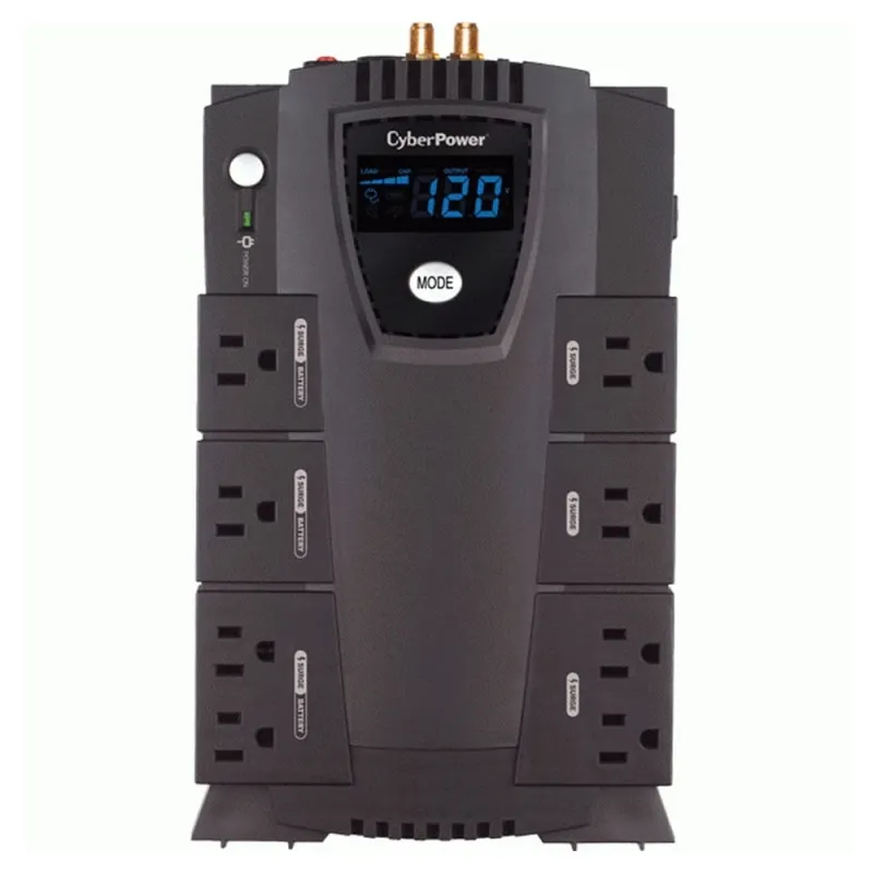 Ups Cyberpower 825Va/450W 8 Contactos Línea Interactiva Lcd Avr - CP825AVRLCD