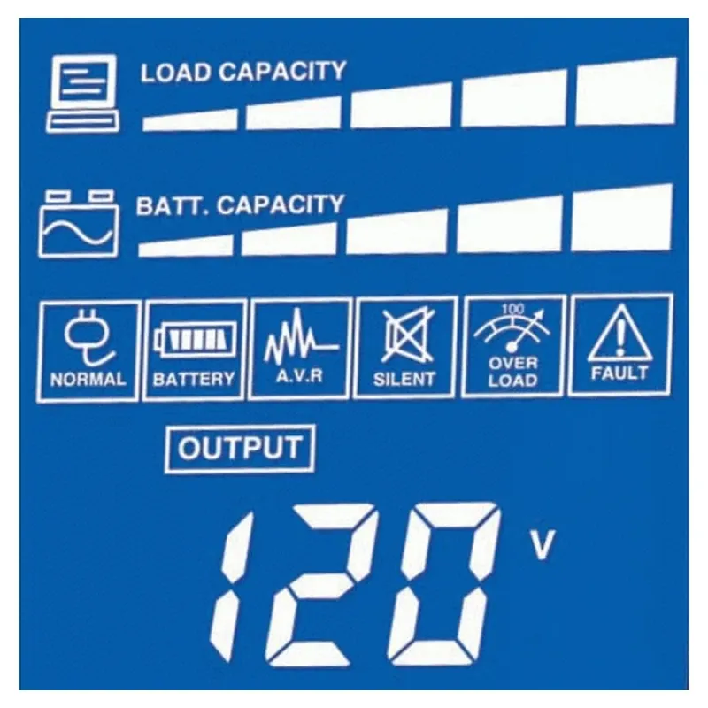 UPS CyberPower - 850VA/510W - 9 contactos - Línea interactiva - LCD - AVR - CP850AVRLCD