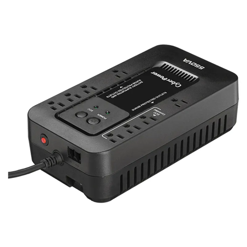 No Break CyberPower EC550G - 550VA/330W - 8 Contactos - En espera - EC550G
