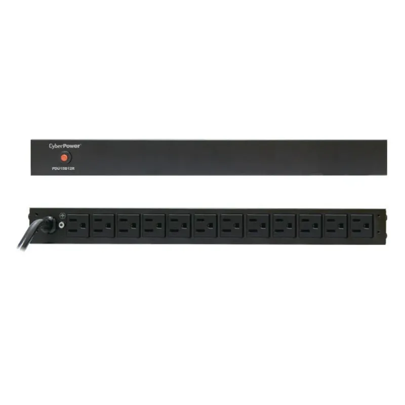 Pdu Cyberpower 12 Contactos Nema 5 15R Fase Única 120V 15A - PDU15B12R
