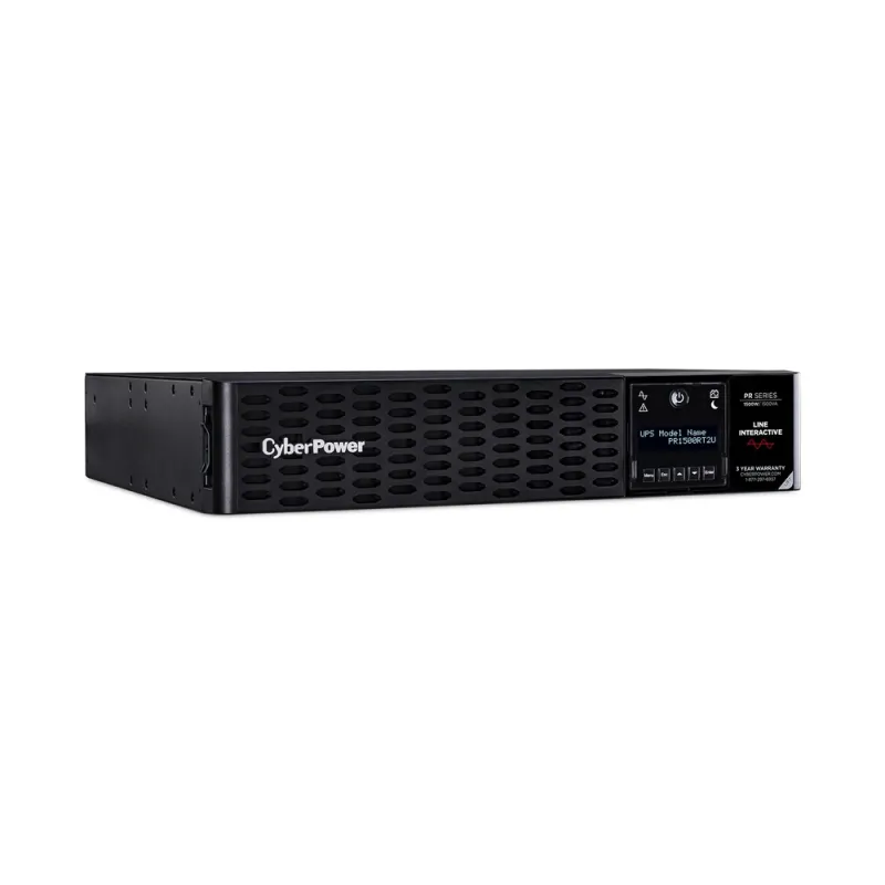 UPS CyberPower PR1500RT2U - 1500VA/1500W - 8 Contactos - Línea interactiva - LCD - AVR - PR1500RT2U