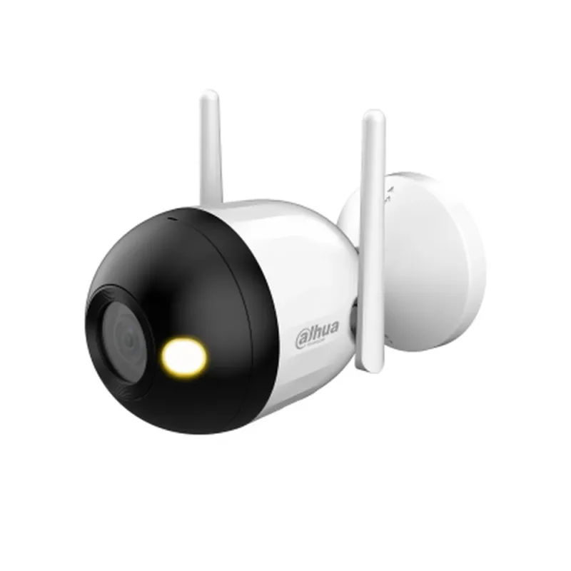 Cámara IP Dahua DH-F4C-LED - 4MP - Bala - Luz Cálida - Micrófono Incorporado - Wi-Fi - Ethernet - DH-F4C-LED