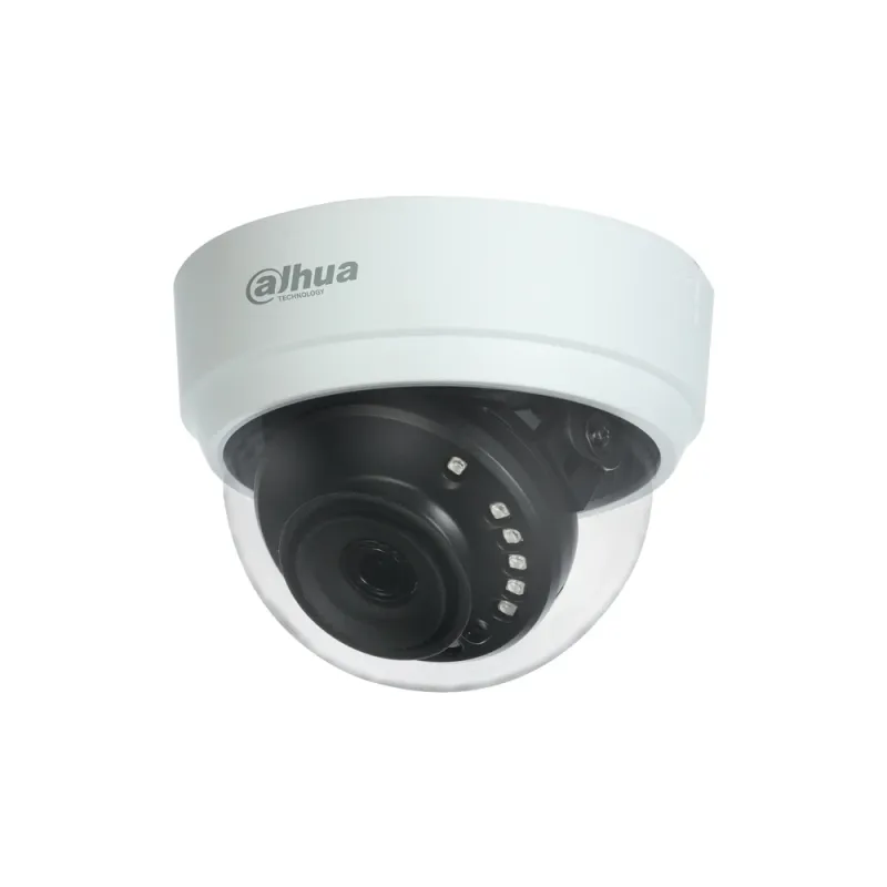 Cámara CCTV Dahua DH-HAC-D1A21N-0280B - 2MP - Domo - Lente 2.8 mm - IR 20M - Interior - DH-HAC-D1A21N-0280B