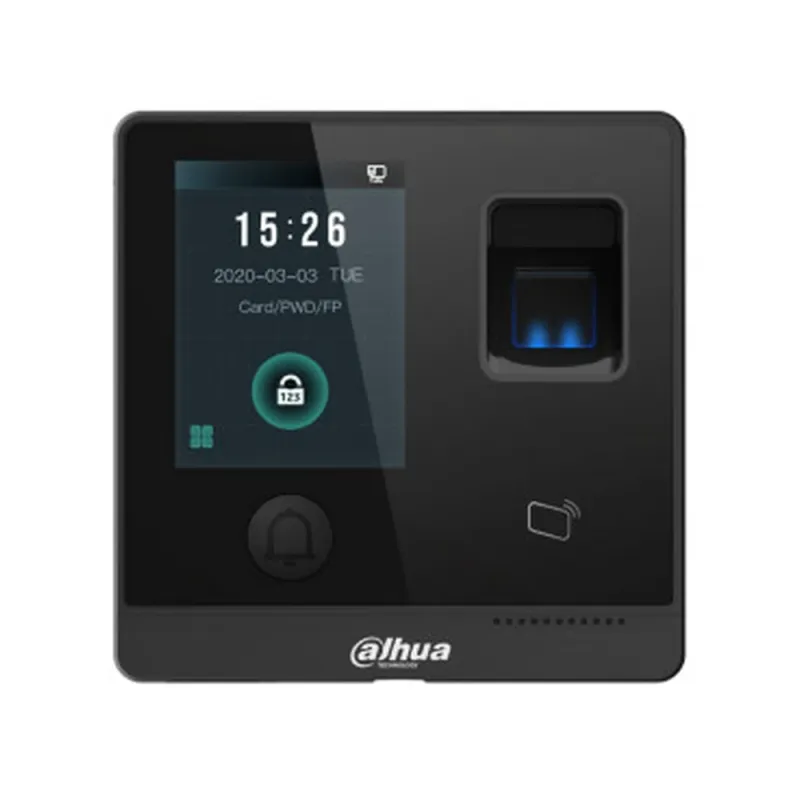 Lector Biométrico Dahua DHI-ASI1212F-D - Pantalla 2.8" - 3,000 Huellas - 30,000 Tarjetas - 30,000 Contraseñas - TCP/IP - DHI-ASI1212F-D