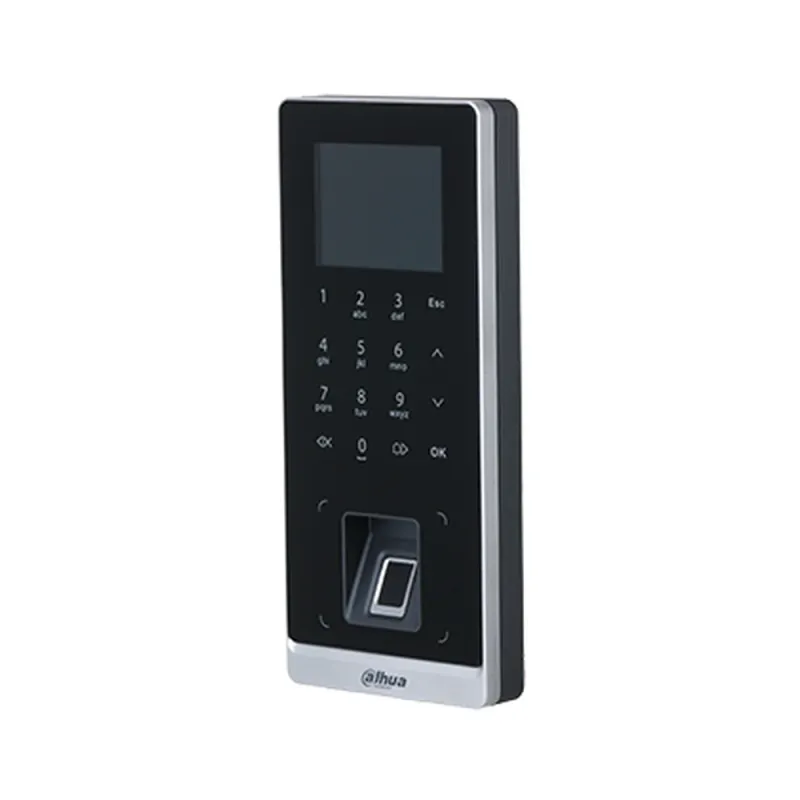 Control de Acceso Dahua ASI2212H-W  - 2.4" - Teclado - Lector de Huellas - Lector de Tarjetas - Negro - DHI-ASI2212H-W