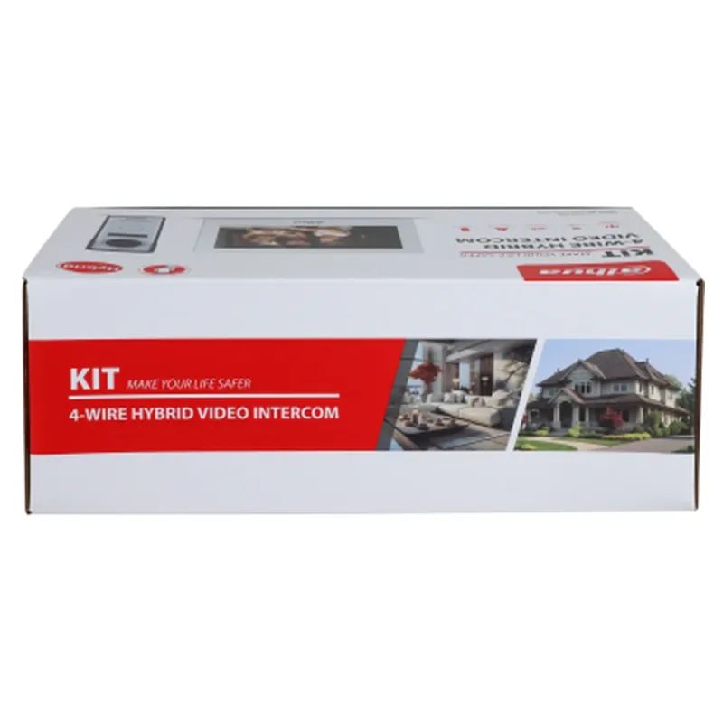 Kit de Videoportero Hibrido Dahua DHI-KTH01 - Frente de Calle Analógico - Monitor DHI-VTH2624GW-WP - DHI-KTH01