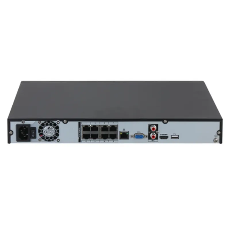 NVR Dahua DHI-NVR4208-8P-4KS3 - 8 Canales - Hasta 20TB - HDMI - VGA - USB - Ethernet - DHI-NVR4208-8P-4KS3