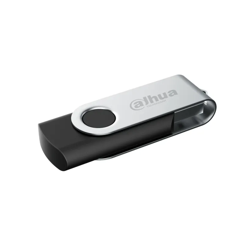 Memoria USB Dahua U116 - 32GB - USB 2.0 - Negro con Plata - DHI-USB-U116-20-32GB