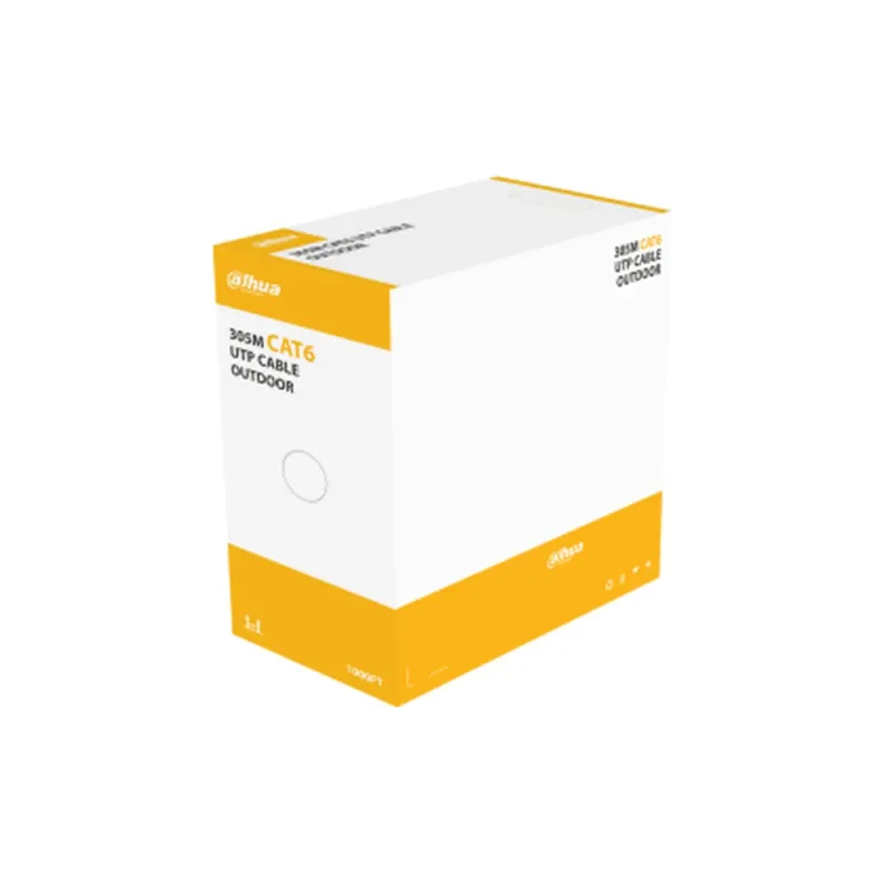 Bobina Dahua PFM920-6U - Cat6 - 305M - 23 AWG - Negro - DH-PFM920-6U