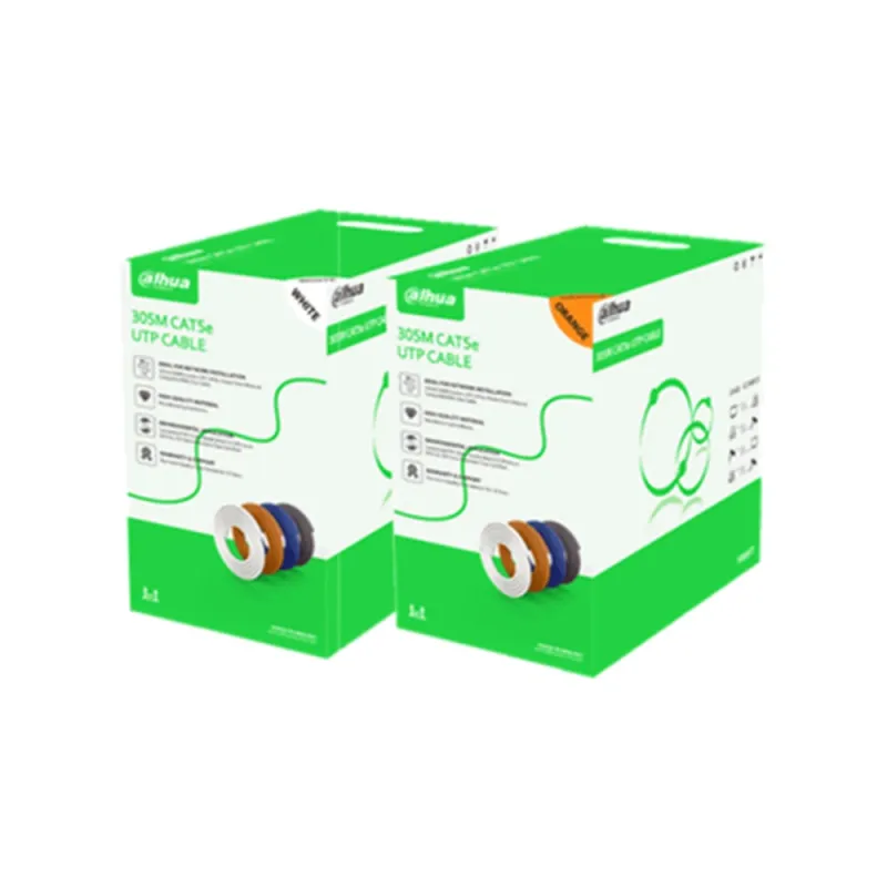 Bobina de Cable Dahua DH-PFM922I-5EUN-C - 305m - Cat5e - Uso Interior - Blanco - DH-PFM922I-5EUN-C