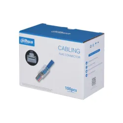 Plug Dahua DH-PFM976-531-PT - Cat5E - RJ-45 - 100 Piezas - DH-PFM976-531-PT Plug Dahua DH-PFM976-531-PT - Cat5E - RJ-45 - 100 Piezas - DH-PFM976-531-PT