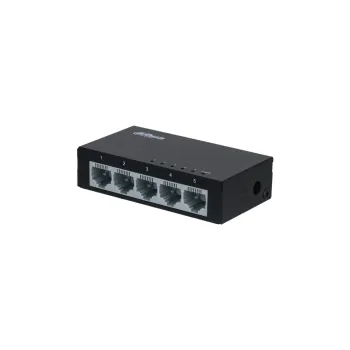 Switch Dahua DH-PFS3005-5ET - Fast Ethernet - 5 Puertos - No Gestionado - DH-PFS3005-5ET