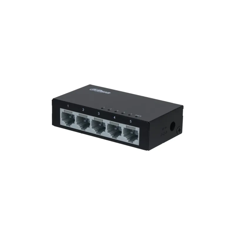 Switch Dahua PFS3005-5ET-V2 - Fast Ethernet - 5 Puertos - No Gestionado - DH-PFS3005-5ET-V2
