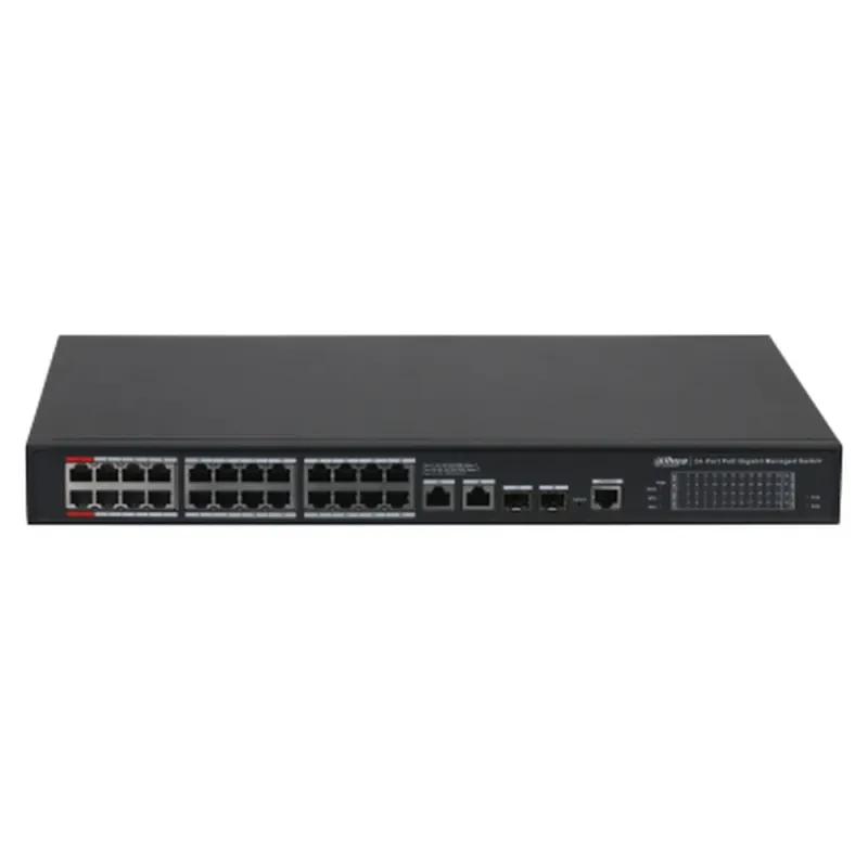 Switch Dahua S4228-24GT-360 - Gigabit Ethernet - 24 Puertos PoE++ - 2 SFP - Gestionado - DH-S4228-24GT-360
