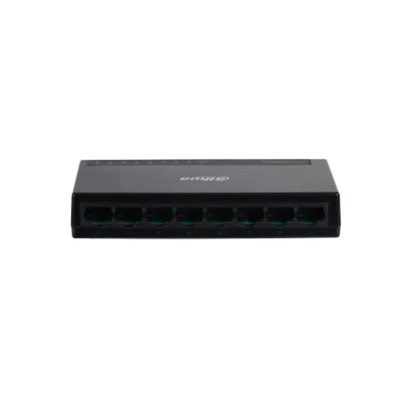 Switch Dahua PFS3008-8GT-L - Gigabit Ethernet - 8 Puertos - No Gestionado - Blanco - PFS3008-8GT-L
