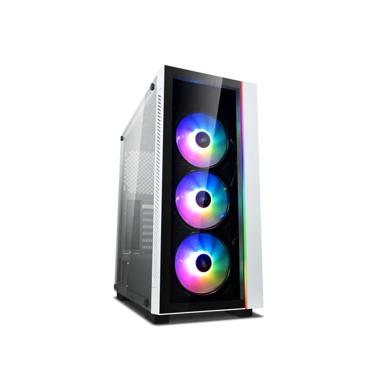 Gabinete DeepCool Matrexx 55 V3 - ADD-RGB - 3 Ventiladores - Blanco - Vidrio Templado - ATX - DP-ATX-MATREXX55V3-AR-WH-3F