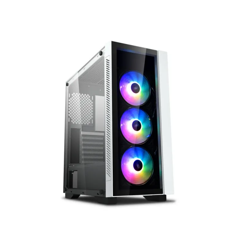 Gabinete DeepCool Matrexx 55 V3 - ADD-RGB - 3 Ventiladores - Blanco - Vidrio Templado - ATX - DP-ATX-MATREXX55V3-AR-WH-3F