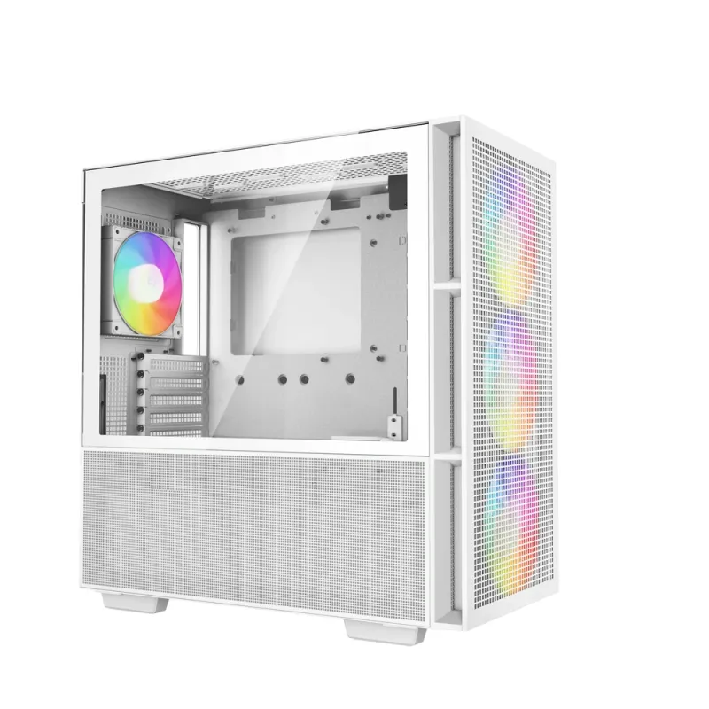 Gabinete Gamer Deepcool CH560 - Media Torre - Mini-ITX/Micro-ATX/ATX/E-ATX - 4 Ventiladores - Panel Lateral - Blanco - R-CH560-WHAPE4-G-1