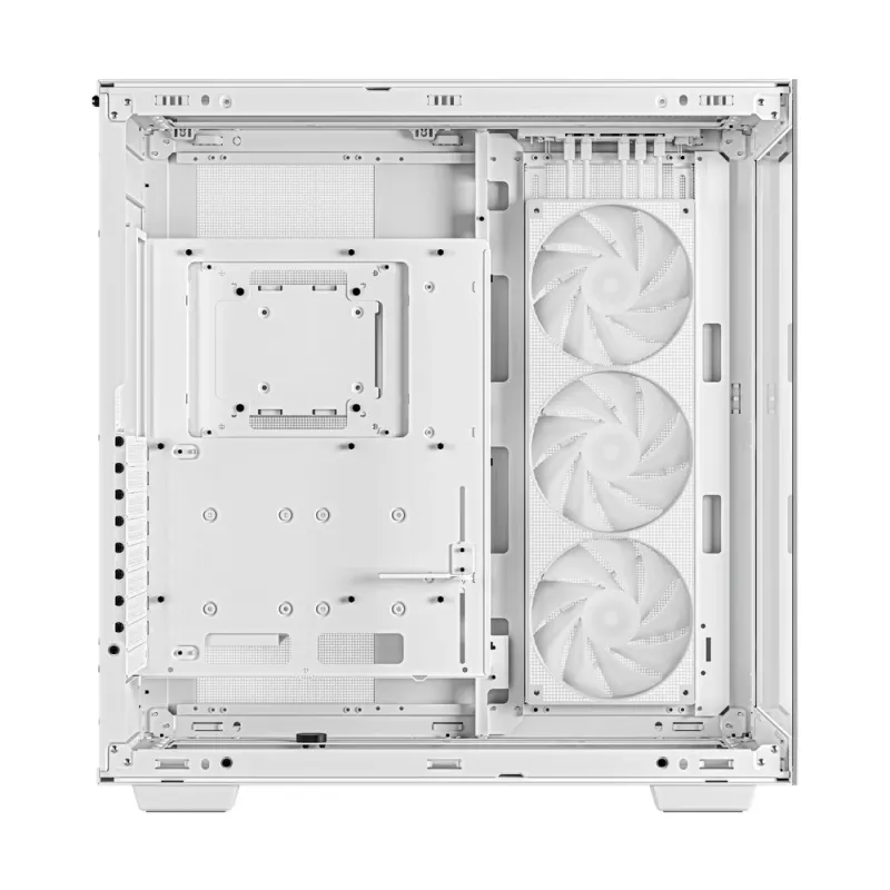 Gabinete Gamer DeepCool CH780 - Torre - Mini-ITX/M-ATX/ATX/E-ATX - 1 Ventilador - Panel Lateral - Blanco - R-CH780-WHADE41-A-1