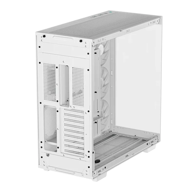 Gabinete Gamer DeepCool CH780 - Torre - Mini-ITX/M-ATX/ATX/E-ATX - 1 Ventilador - Panel Lateral - Blanco - R-CH780-WHADE41-A-1