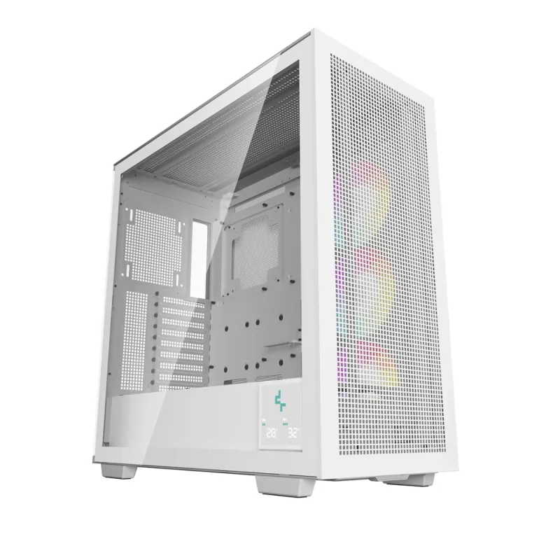 Gabinete Gamer DeepCool Morpheus - Torre - Mini-ITX/M-ATX/ATX/E-ATX - 1 Ventilador - Panel Lateral - Blanco - R-MORPHEUS-WHAPA1-A-1