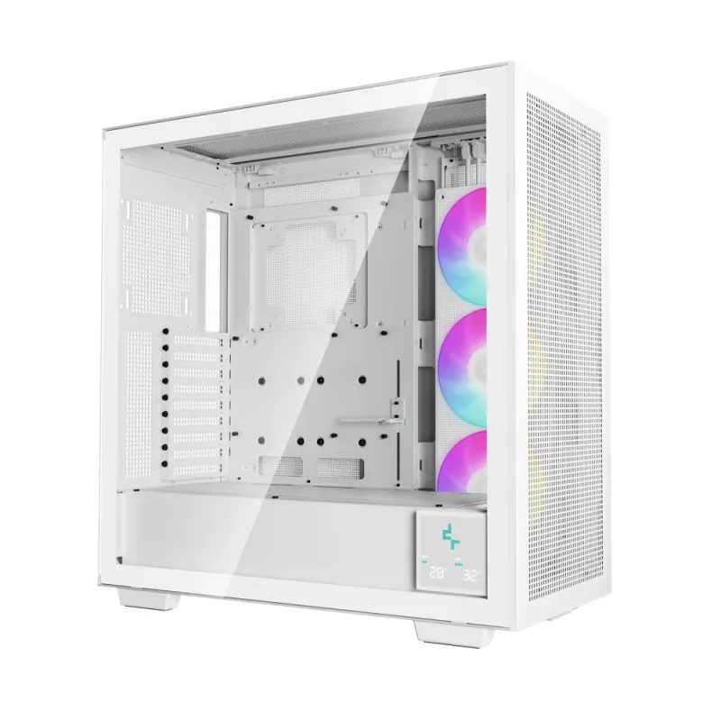 Gabinete Gamer DeepCool Morpheus - Torre - Mini-ITX/M-ATX/ATX/E-ATX - 1 Ventilador - Panel Lateral - Blanco - R-MORPHEUS-WHAPA1-A-1