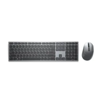 Kit De Teclado Y Mouse Dell Km7321W Inalámbrico Usb Español Gris - 580-AJIY