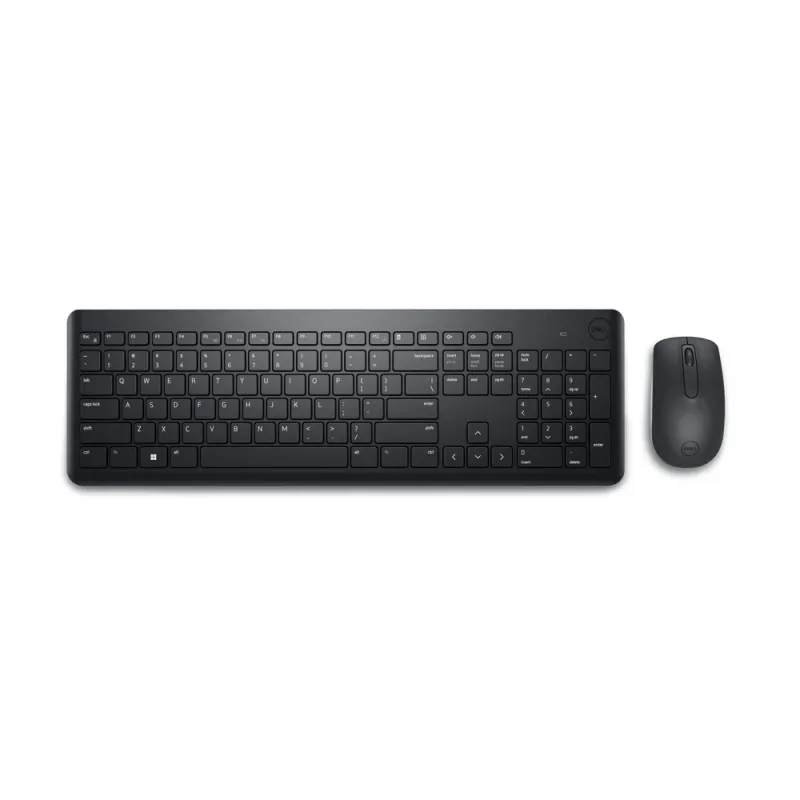 Kit de Teclado y Mouse Dell KM3322W - Inalámbrico - Español - Negro - 580-AKCU