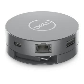 Dell Da305 Alámbrico Usb 3.2 Gen 2 (3.1 Gen 2) Type-C Plata - DELLDA305U